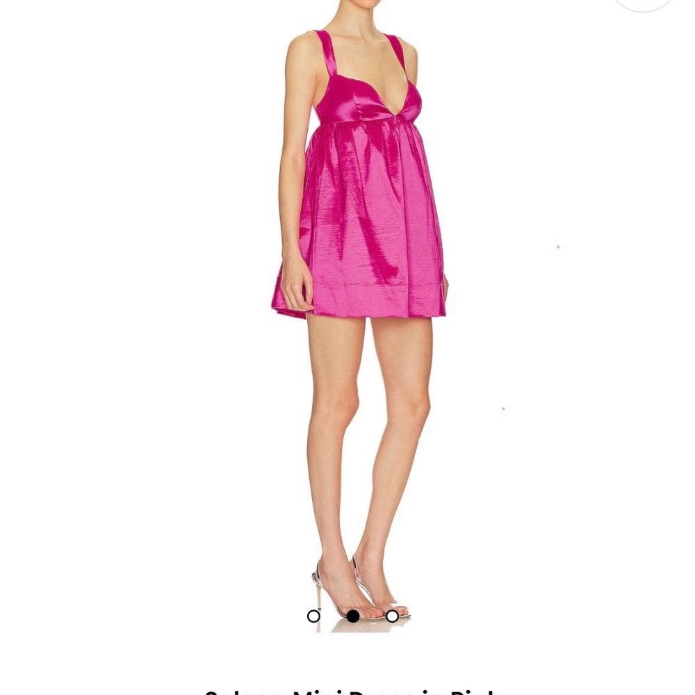For Love and Lemons Selena Pink Mini Dress